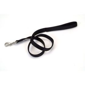 Coastal Double-Ply Nylon Dog Leash Black 1 in x 4 ft