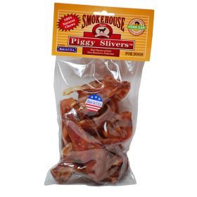 Smokehouse USA Made Piggy Slivers Dog Chew 10 Pack 3.2 oz