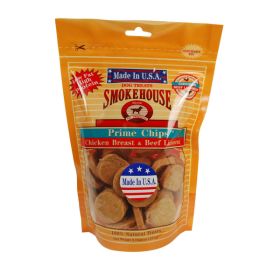 Smokehouse USA Made Prime Chips Chicken and Turkey Dog Treat 16 oz