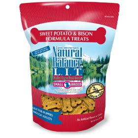 Natural Balance Pet Foods L.I.T. Sweet Potato and Bison Dog Treat 8 oz