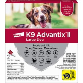 K9 Advantix II Dog Large Red 2-Pack