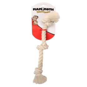 Mammoth Pet Products 100% Cotton 3 Knot Rope Tug Toy 3 Knots Multi-Color 20 in Medium