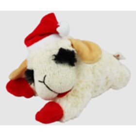 Multipet Lamb Chop w/ Santa Hat 10.5 inch