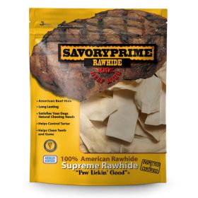 Savory Prime Rawhide Chips Natural 16 oz