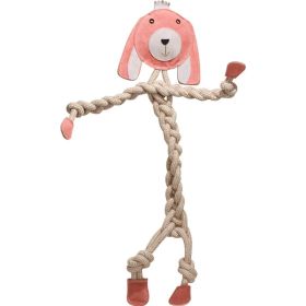 Hugglehounds Dog Bitsy Bunny Rope Knottie Large