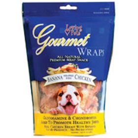 Loving Pets Gourmet Wraps Banana Wrapped with Chicken Dog Treat 6 oz