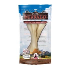 Loving Pets Pure Buffalo Pressed Bully Bones Dog Treat 2 Pack 6 in