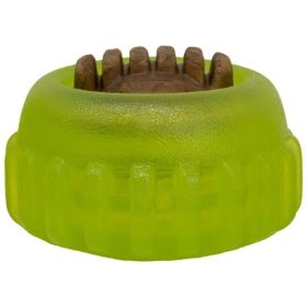 Starmark Sprocket with Ridged Dog Treat Green; 1ea-MD